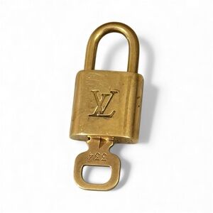 Louis Vuitton Brass Lock and Key #334